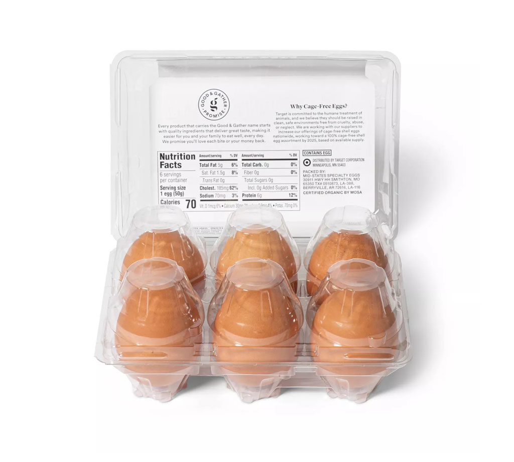 Organic Cage-Free Grade A Large Brown Eggs - Image 3
